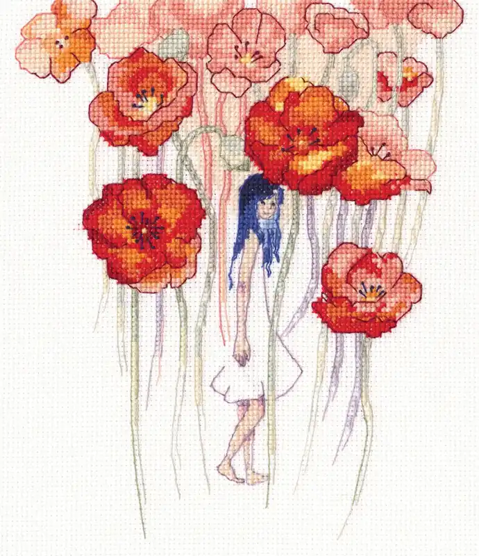 Poppyhead M629 Counted Cross Stitch Kit Place Order