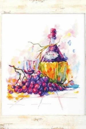 Grape wine M615 Counted Cross Stitch Kit Viral