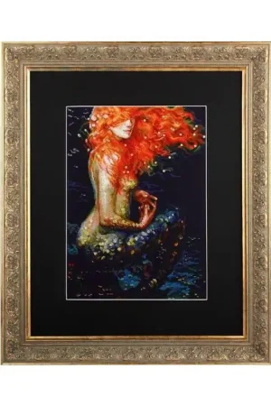 Red mermaid M596 Counted Cross Stitch Kit Bulk Order