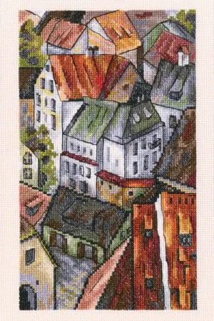 Direct From Factory The roofs M558 Counted Cross Stitch Kit