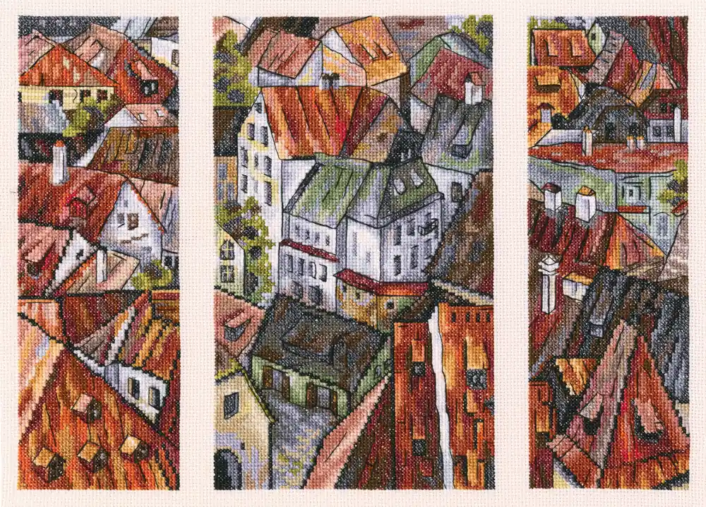 Direct From Factory The roofs M558 Counted Cross Stitch Kit