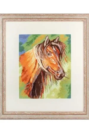In Demand Mustang M492 Counted Cross Stitch Kit