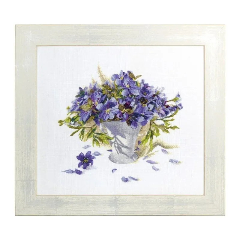 Modern Primroses M488 Counted Cross Stitch Kit