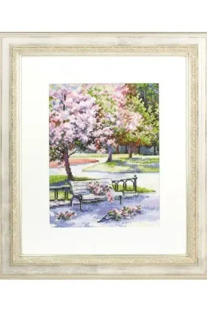 Spring in the park M486 Counted Cross Stitch Kit New Release