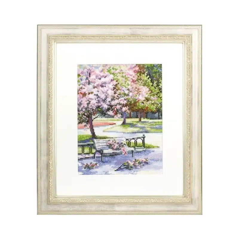 Spring in the park M486 Counted Cross Stitch Kit New Release
