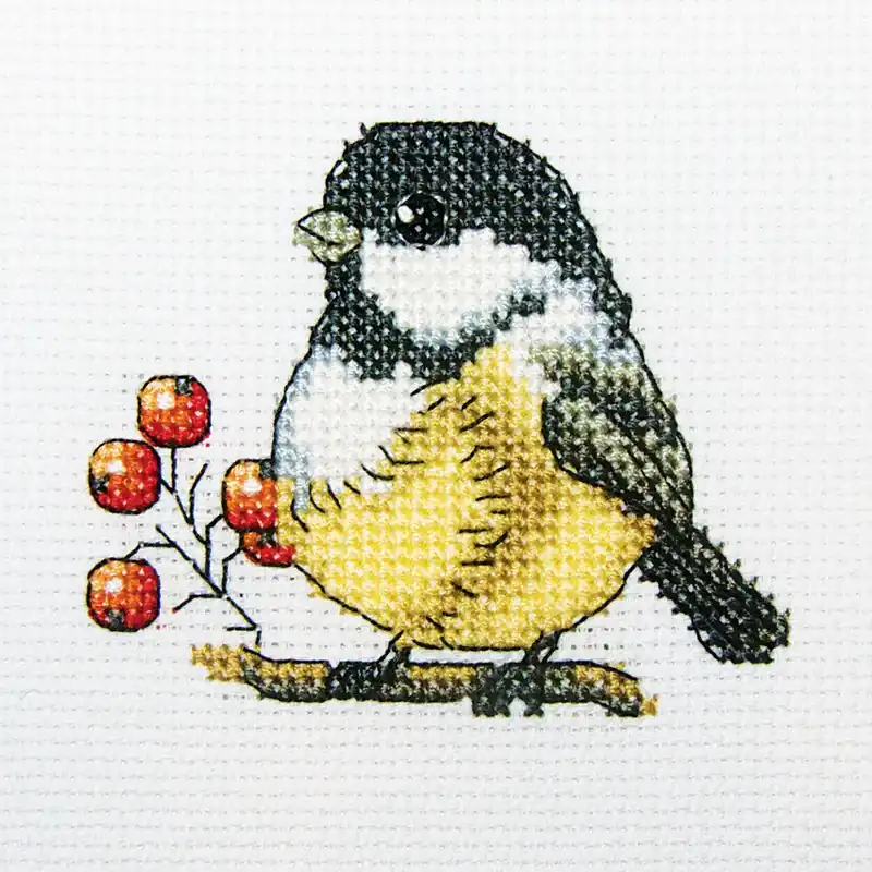 Free Shipping Chickadee H219 Counted Cross Stitch Kit