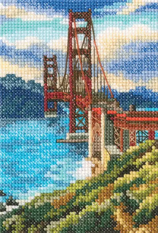 Must Have Golden Gate Bridge C302 Counted Cross Stitch Kit