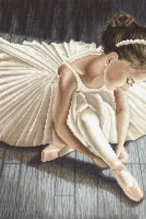 Order Now Counted Cross Stitch Kit Little Ballerina Girl L8037
