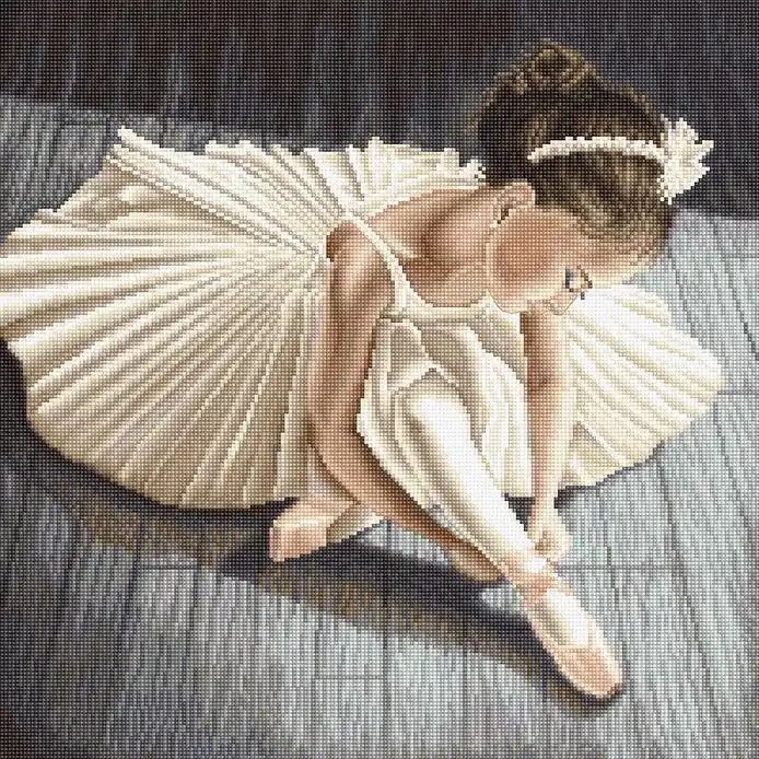 Order Now Counted Cross Stitch Kit Little Ballerina Girl L8037