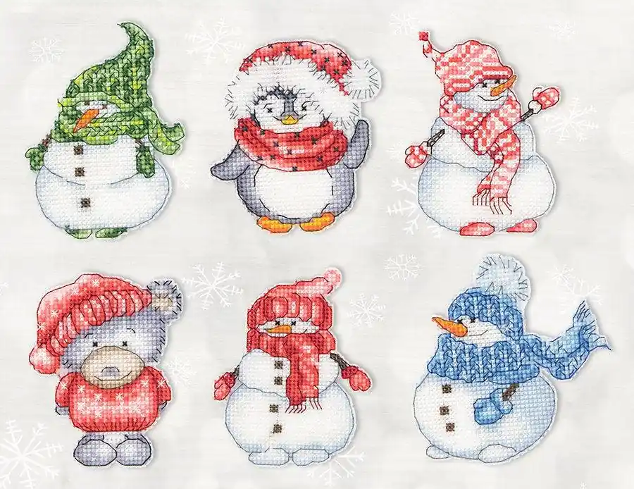 Premium Winter Toys JK034L Counted Cross-Stitch Kit