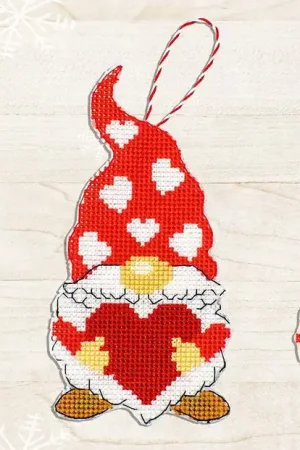 Direct From Factory Gnomes of Valentine's Day JK031L Counted Cross-Stitch Kit