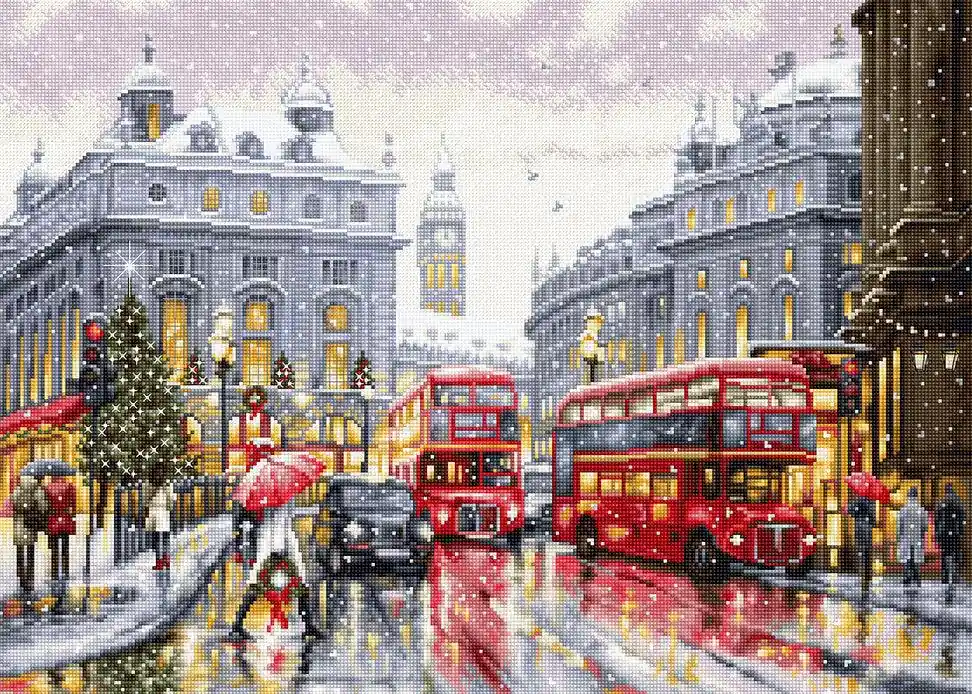 Express Delivery London BU5006L Counted Cross-Stitch Kit