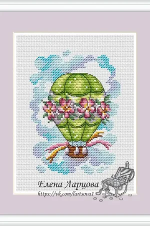 Balloons. Spring - PDF Cross Stitch Pattern Flash Sale