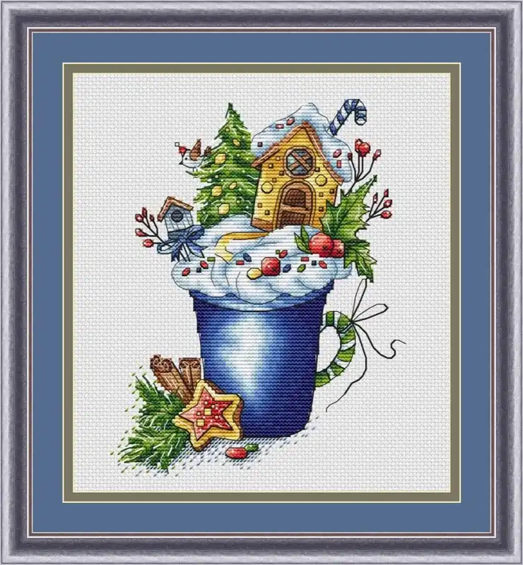 Affordable Christmas. Fairytale in the Mug - PDF Cross Stitch Pattern