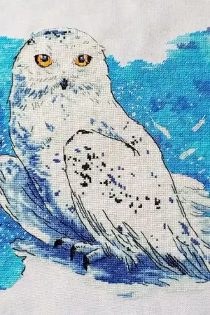 Snowy owl - PDF Counted Cross Stitch Pattern Flash Sale
