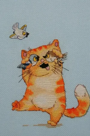 Red Mischief-Maker - PDF Counted Cross Stitch Pattern Last Chance