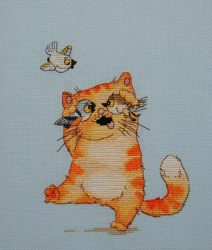 Red Mischief-Maker - PDF Counted Cross Stitch Pattern Last Chance
