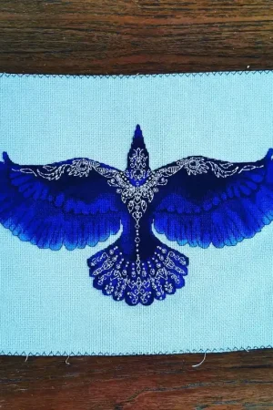 Certified Raven - PDF Counted Cross Stitch Pattern