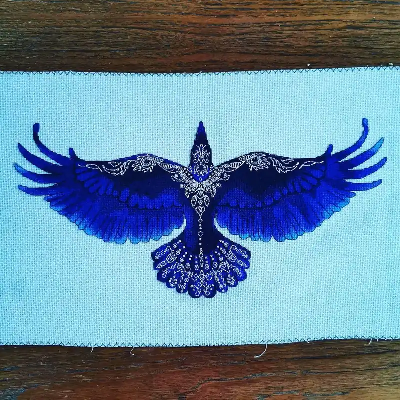 Certified Raven - PDF Counted Cross Stitch Pattern