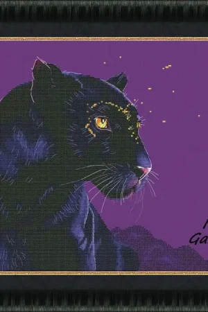 Panther - PDF Counted Cross Stitch Pattern High Quality