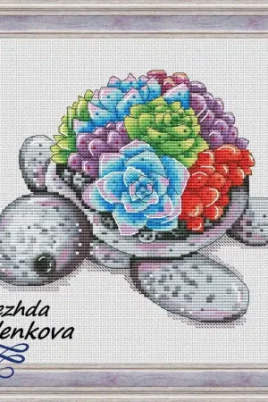 Seasonal Sale Little Turtle - PDF Counted Cross Stitch Pattern