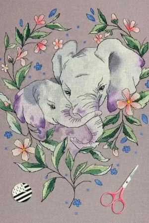 Elephants - PDF Counted Cross Stitch Pattern Deal
