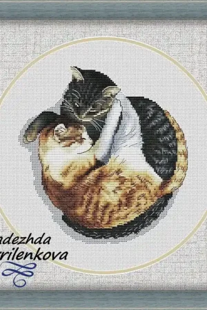 Best Choice Cats Yin-Yang 2 - PDF Counted Cross Stitch Pattern