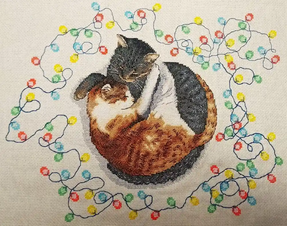 Cats Yin-Yang - PDF Counted Cross Stitch Pattern Professional Grade