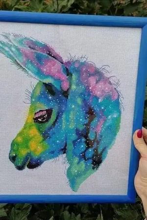 Space Lama - PDF Counted Cross Stitch Pattern Exclusive Offer