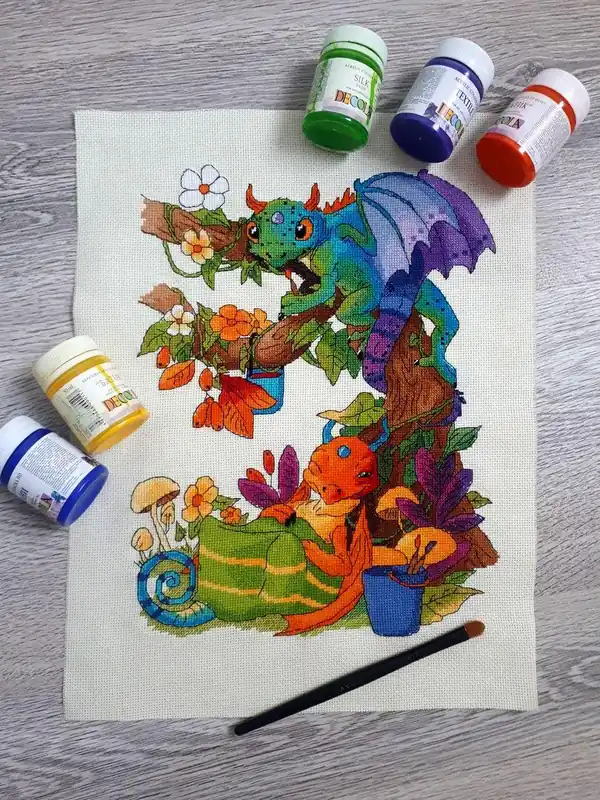 Buy Online Summer Work - PDF Counted Cross Stitch Pattern