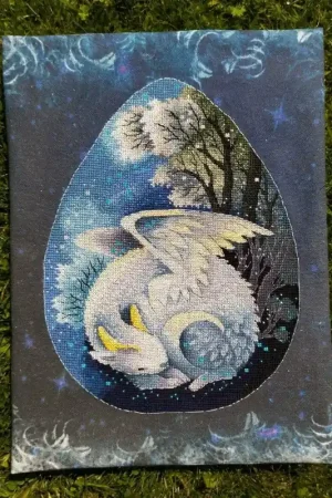 Crafted Dragon-Cat - PDF Counted Cross Stitch Pattern