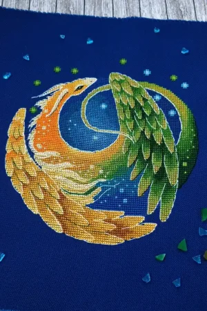 Dragon of Harmony - PDF Counted Cross Stitch Pattern Certified