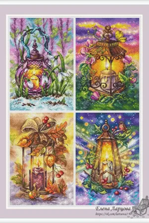Authentic Season Lights - PDF Cross Stitch Pattern