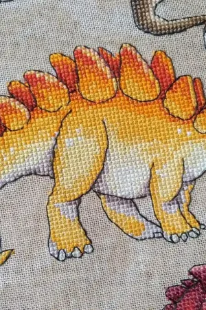 Get Yours Dinosaurs. Stegosaurus - PDF Cross Stitch Pattern