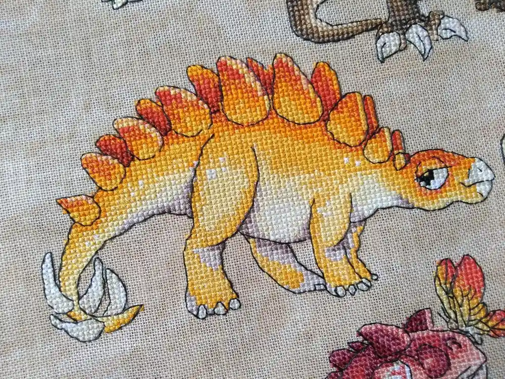 Get Yours Dinosaurs. Stegosaurus - PDF Cross Stitch Pattern