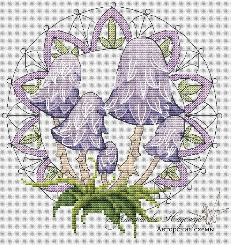 Mushroom. Dung - PDF Cross Stitch Pattern Hot Picks
