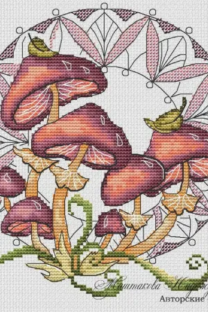 Mushroom. False Honey - PDF Cross Stitch Pattern Shop Now