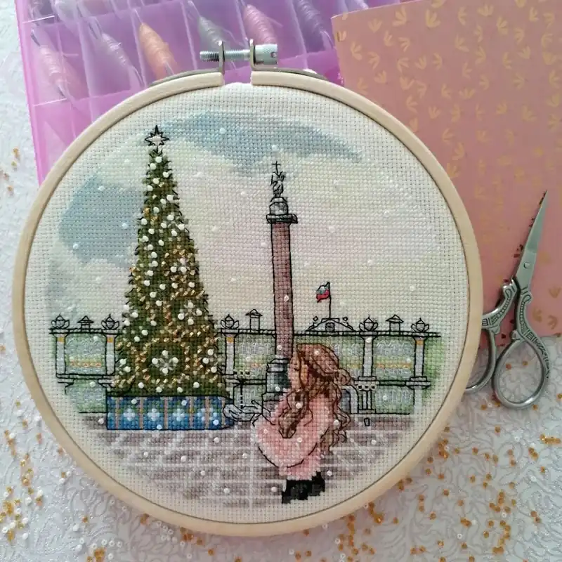Palace Square - PDF Cross Stitch Pattern Last Chance