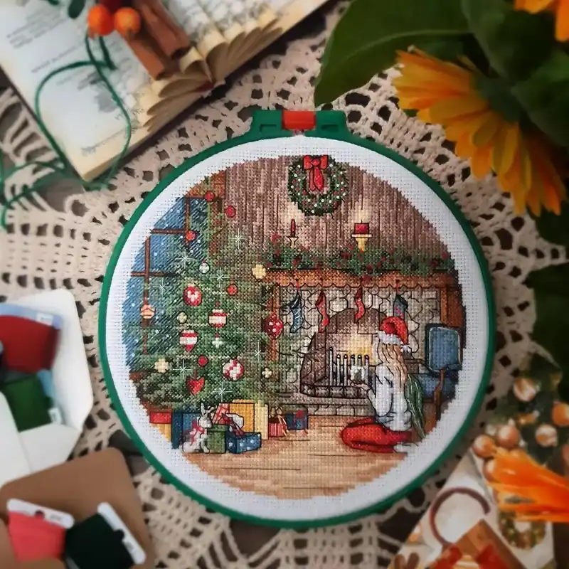 Professional Grade Christmas Eve - PDF Cross Stitch Pattern