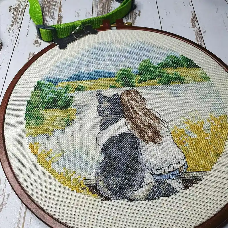 Hassle-Free Returns Quiet Backwater - PDF Cross Stitch Pattern