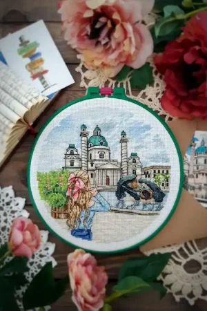 Handmade Vienna. Karlskirche - PDF Cross Stitch Pattern