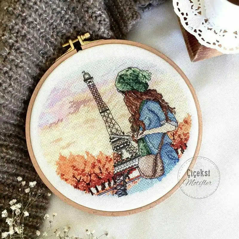 Trusted Brand France. Dreams of Paris - PDF Cross Stitch Pattern