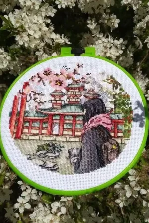 Garden of Stones. Japan - PDF Cross Stitch Pattern Top Pick