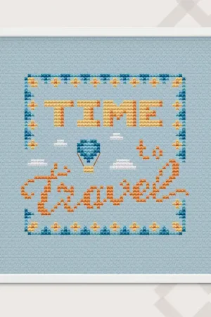 Affordable Time To Travel - PDF Counted Cross Stitch Pattern