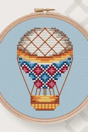 Air Balloon 4 - PDF Counted Cross Stitch Pattern Special Discount