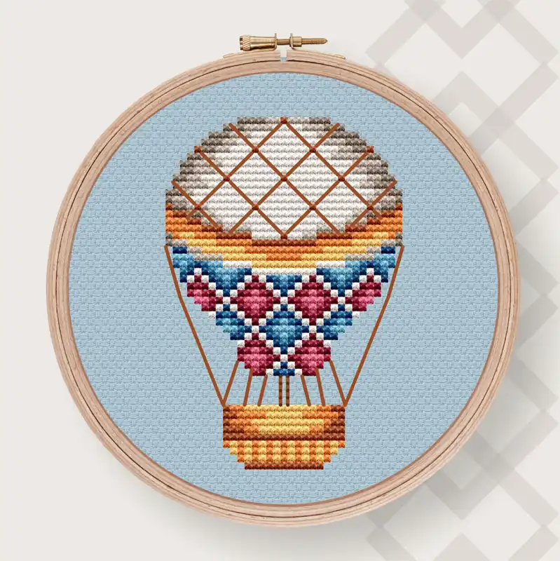 Air Balloon 4 - PDF Counted Cross Stitch Pattern Special Discount