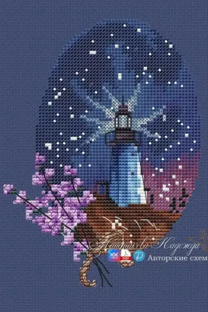 Lighthouse at Night - PDF Cross Stitch Pattern Buy Online
