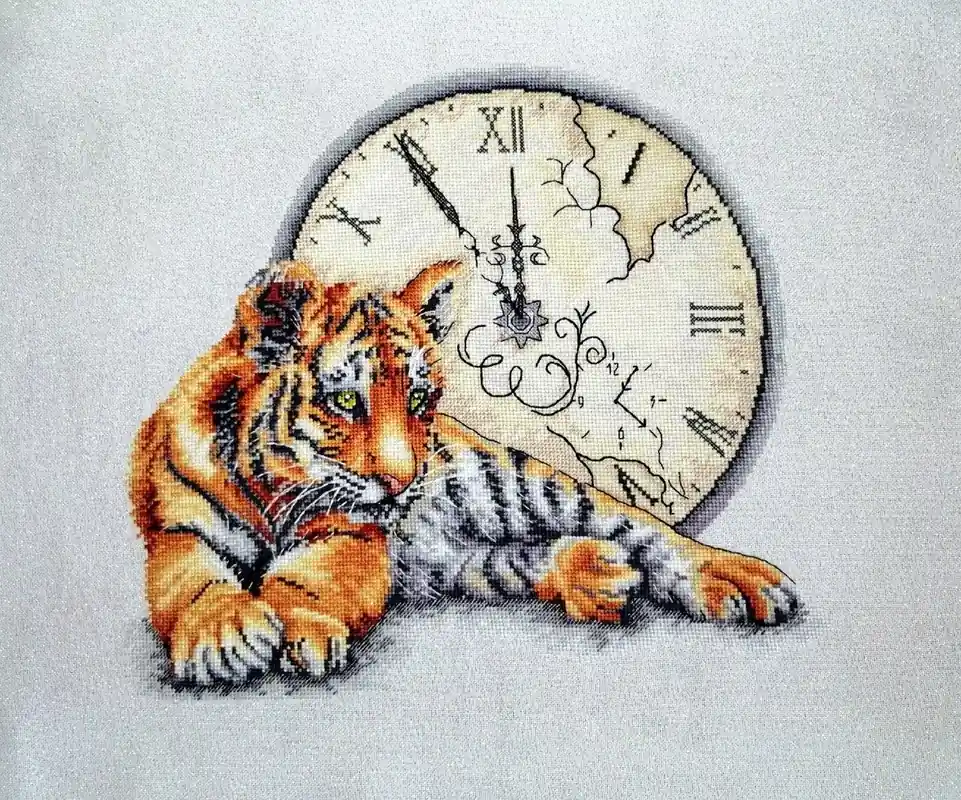 Tiger - PDF Cross Stitch Pattern Crafted