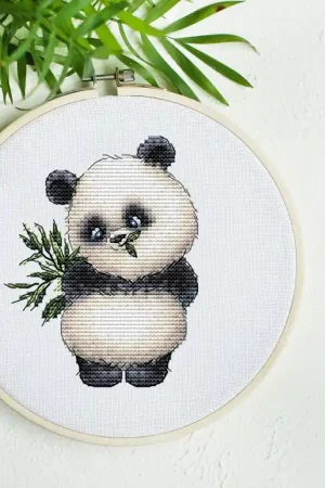 Popular Сute Panda - PDF Cross Stitch Pattern