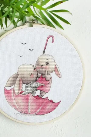 Fluffy Love - PDF Cross Stitch Pattern Clearance